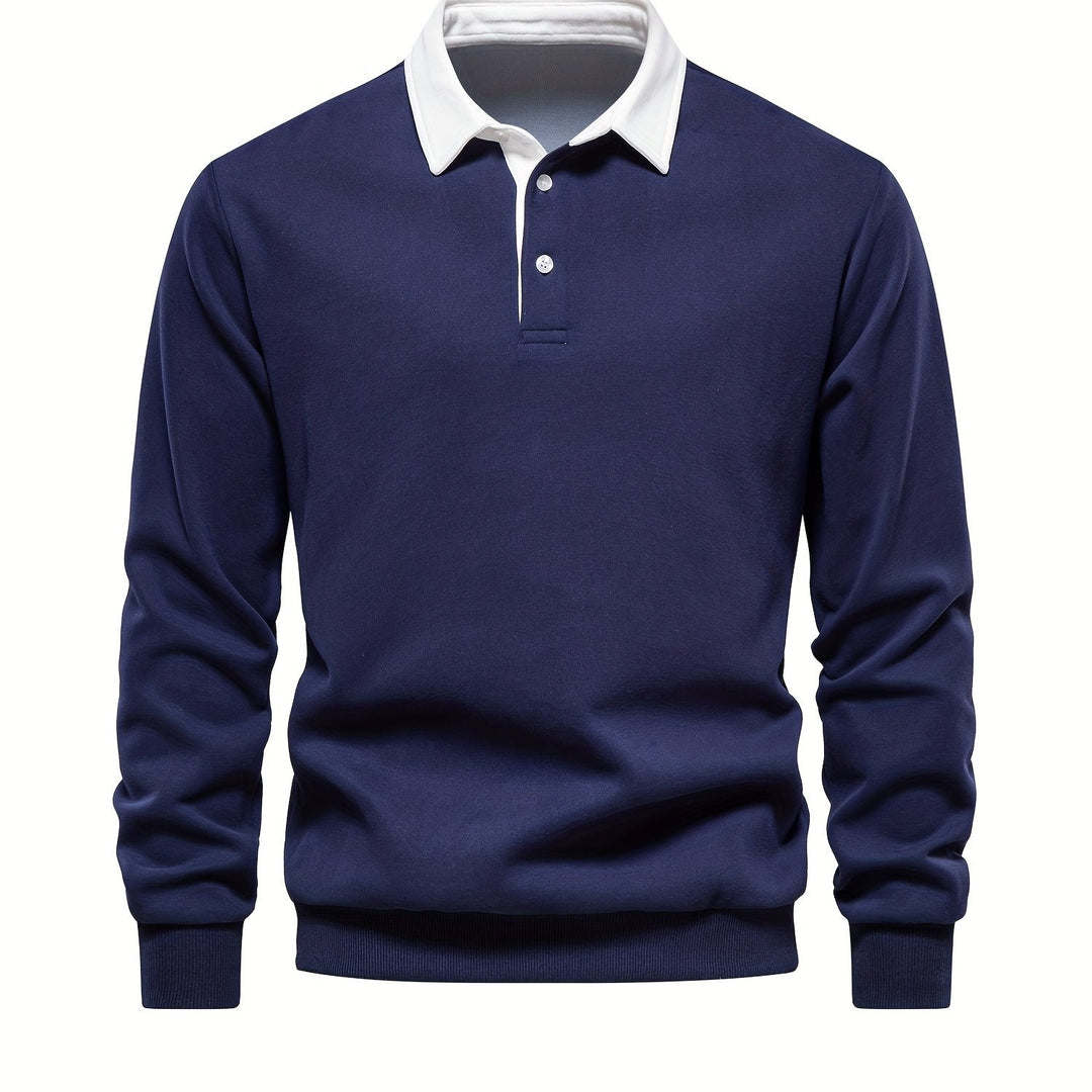 Nowoczesna bluza męska polo, idealna do casualowych stylizacji
