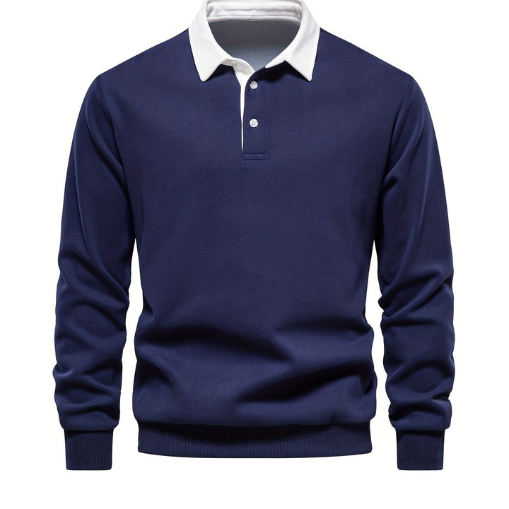 Nowoczesna bluza męska polo, idealna do casualowych stylizacji