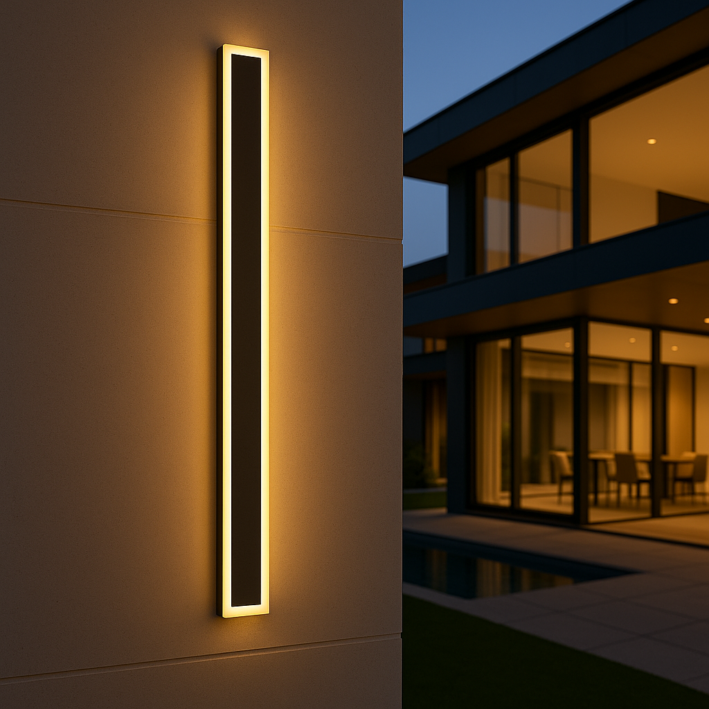 Oświetlenie architektoniczne LED w postaci lampy ściennej