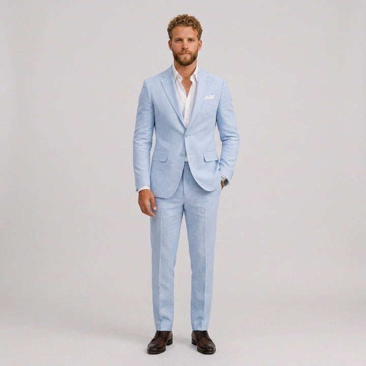 Stylowy garnitur męski w zestawieniu smart casual