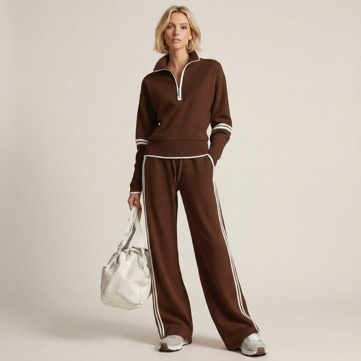 Wygodny sportowy dres damski w codziennej stylizacji