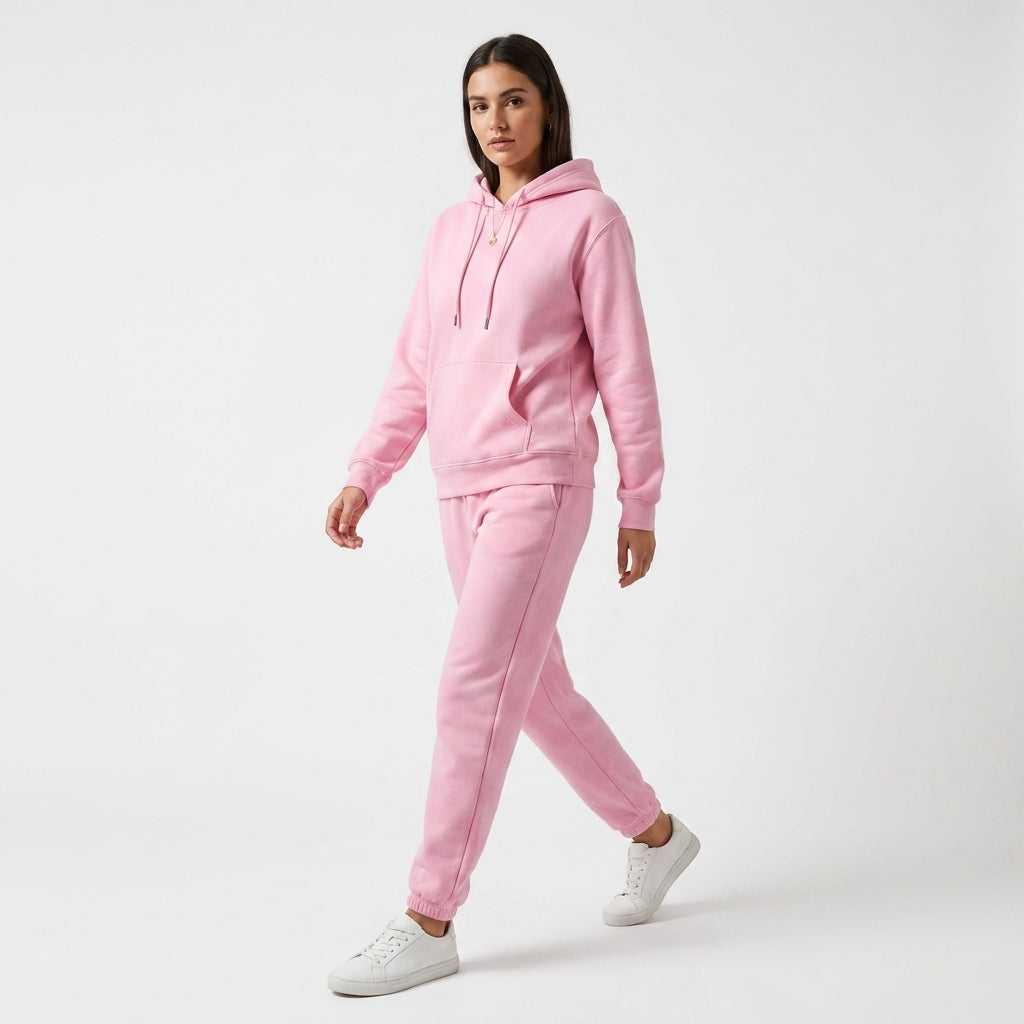 Modne joggery damskie ze ściągaczami jako element kompletu dresowego