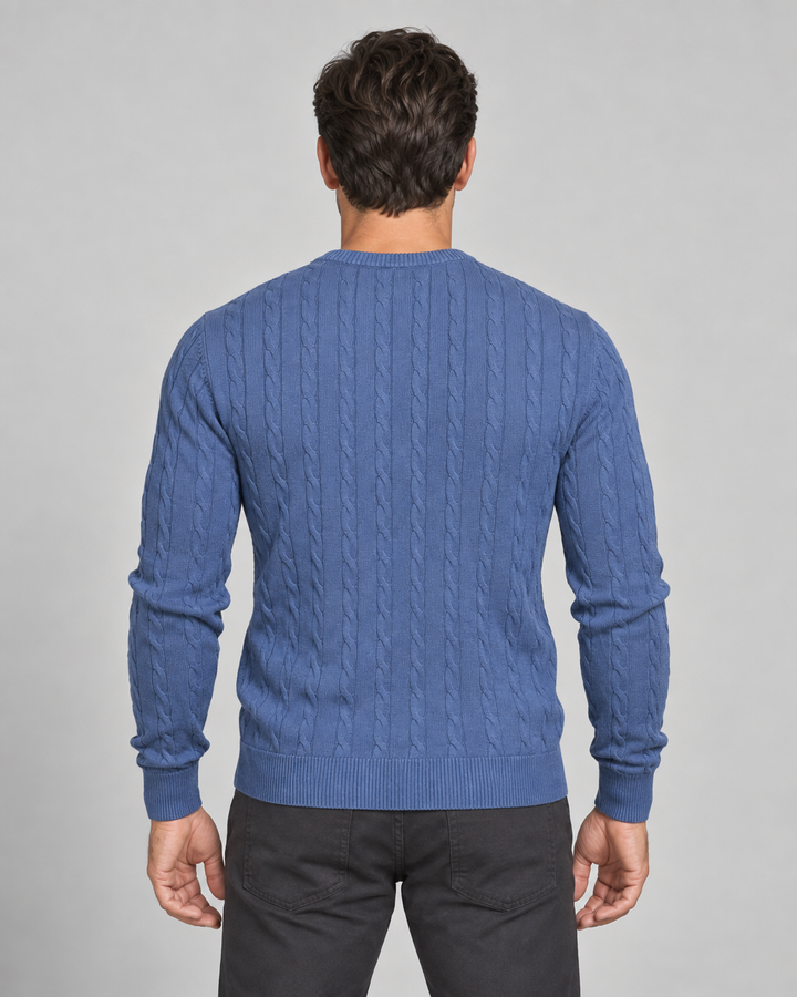 Klasyczny sweter męski w stylu casual i eleganckim