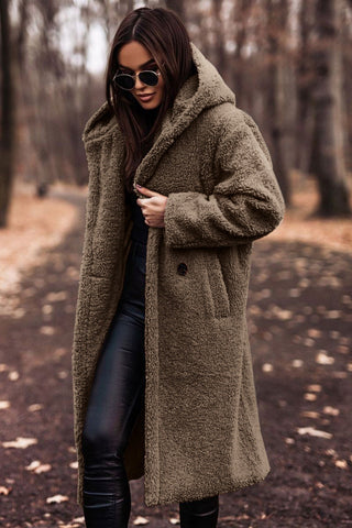 Wygodna odzież damska - kurtka teddy w stylizacji casualowej