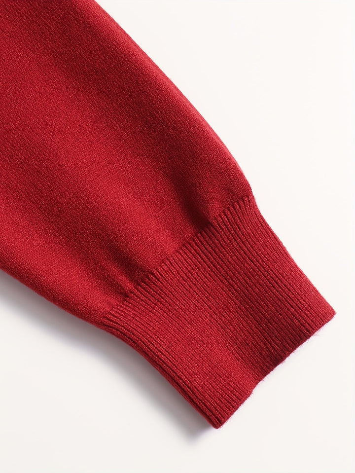 Elegancka odzież męska: sweter Tobias z miękkim kołnierzem