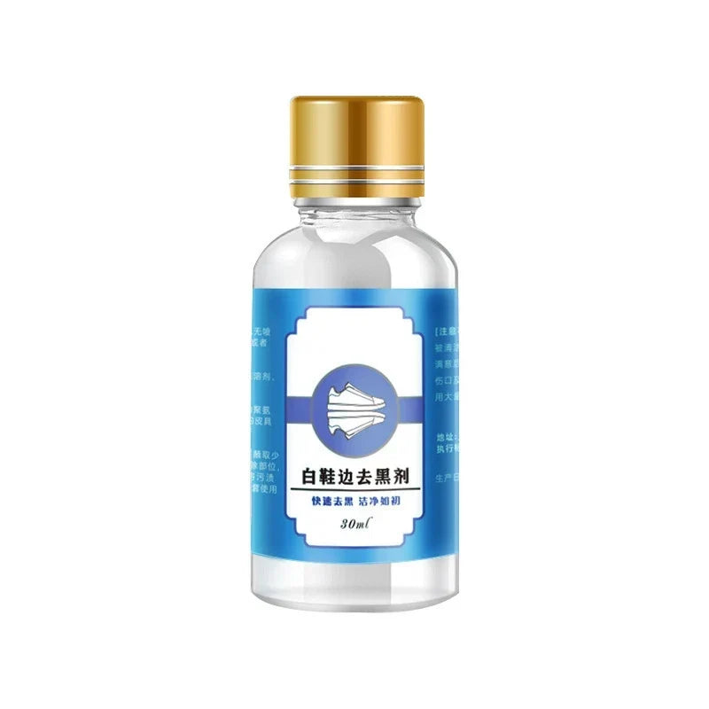 Butelka płynnego środka do wybielania butów o pojemności 30 ml