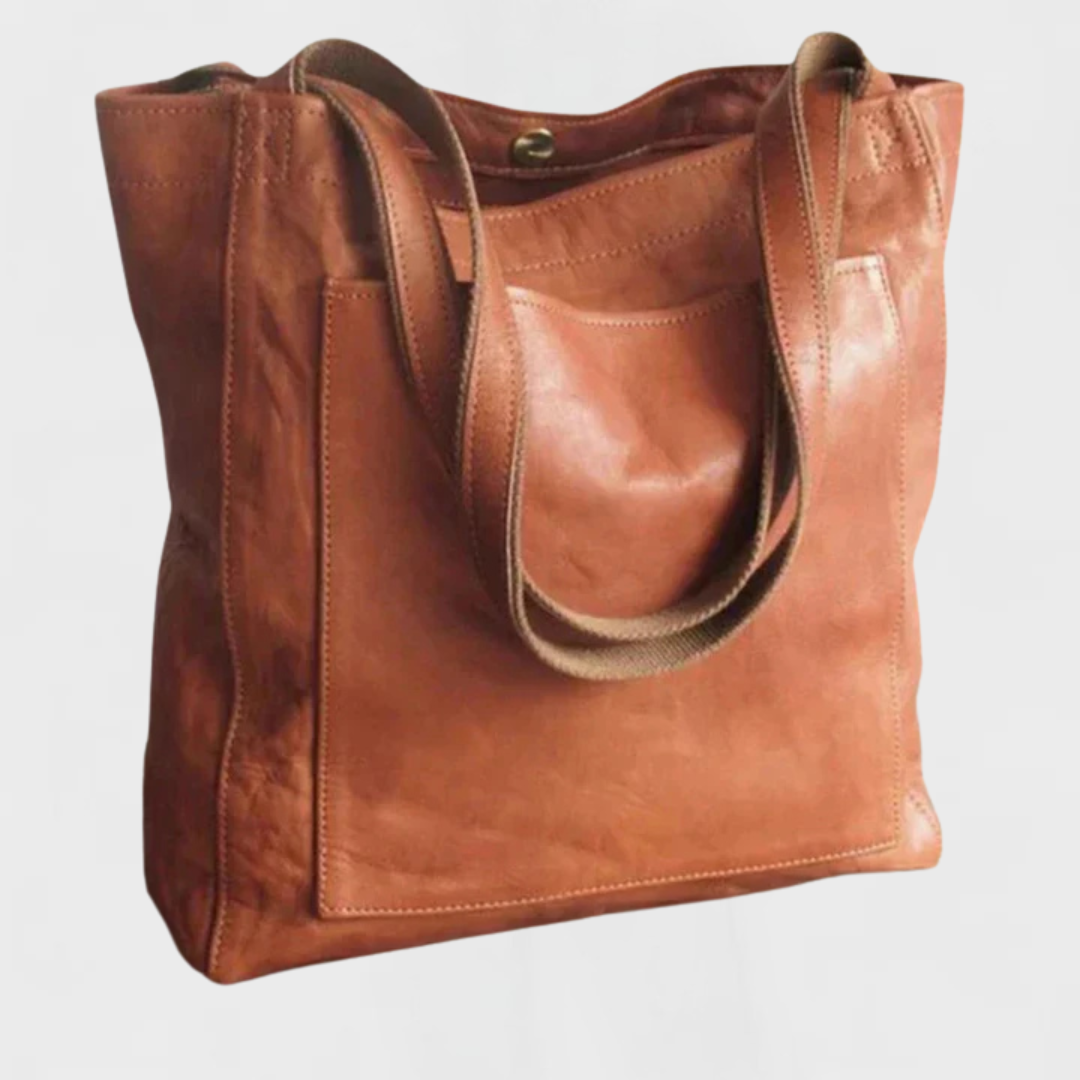 Brązowa torebka damska crossbody na ramię, elegancka i stylowa