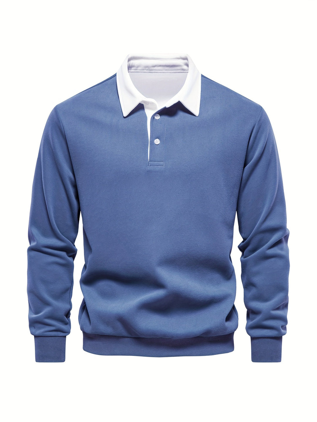 Elegancka bluza polo męska zapinana na guziki, modny fason