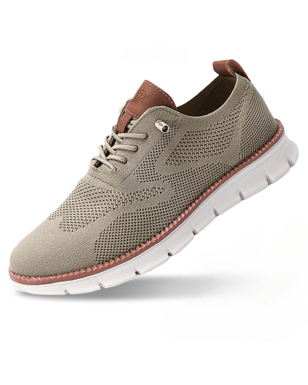 Beżowe męskie sneakersy Jason o nowoczesnym i oddychającym designie