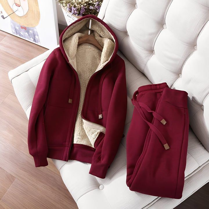 Modny dres damski, komplet z bluzą z kapturem w miejskim stylu codzienne