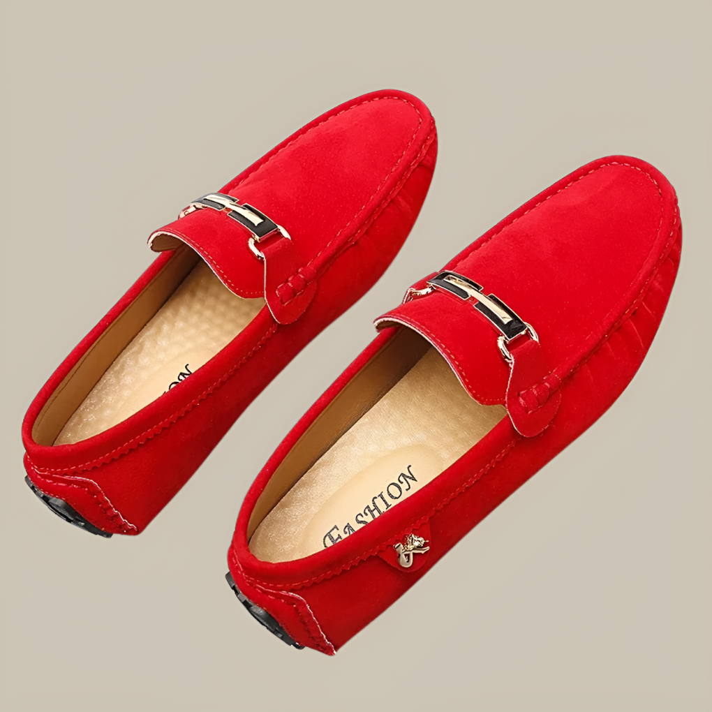 Czarne męskie mokasyny wsuwane, eleganckie buty wizytowe