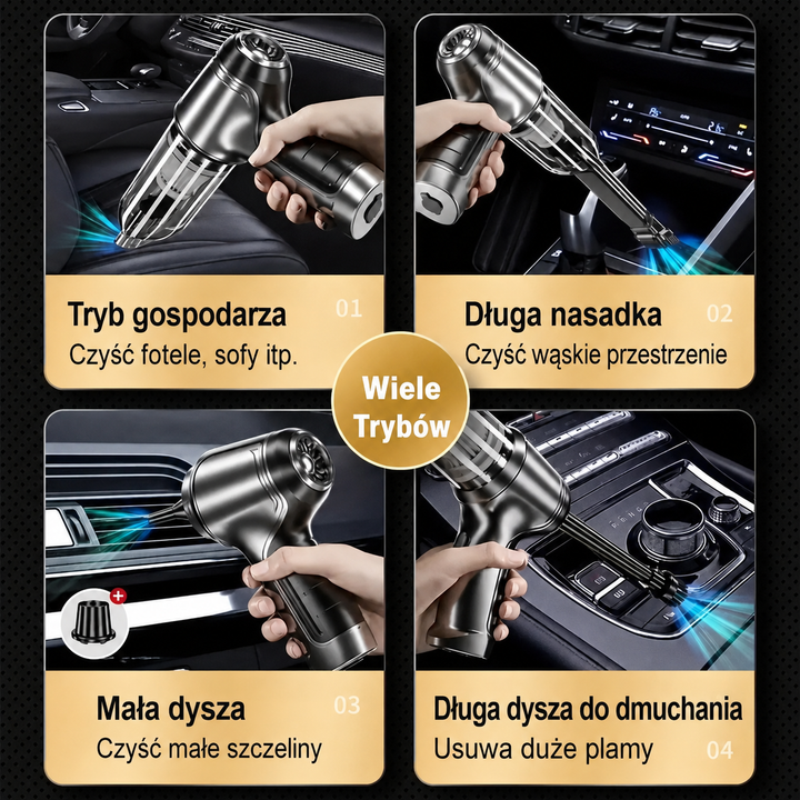 Najmocniejszy Bezprzewodowy Odkurzacz Samochodowy 230000Pa
