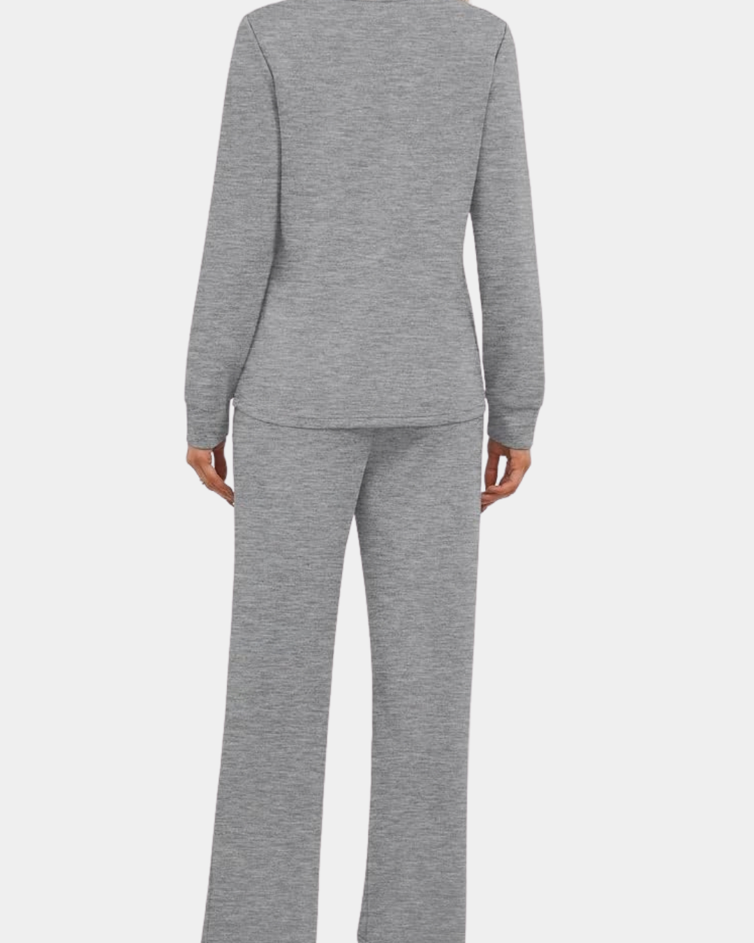 Zestaw dwuczęściowy damski casual, szerokie nogawki