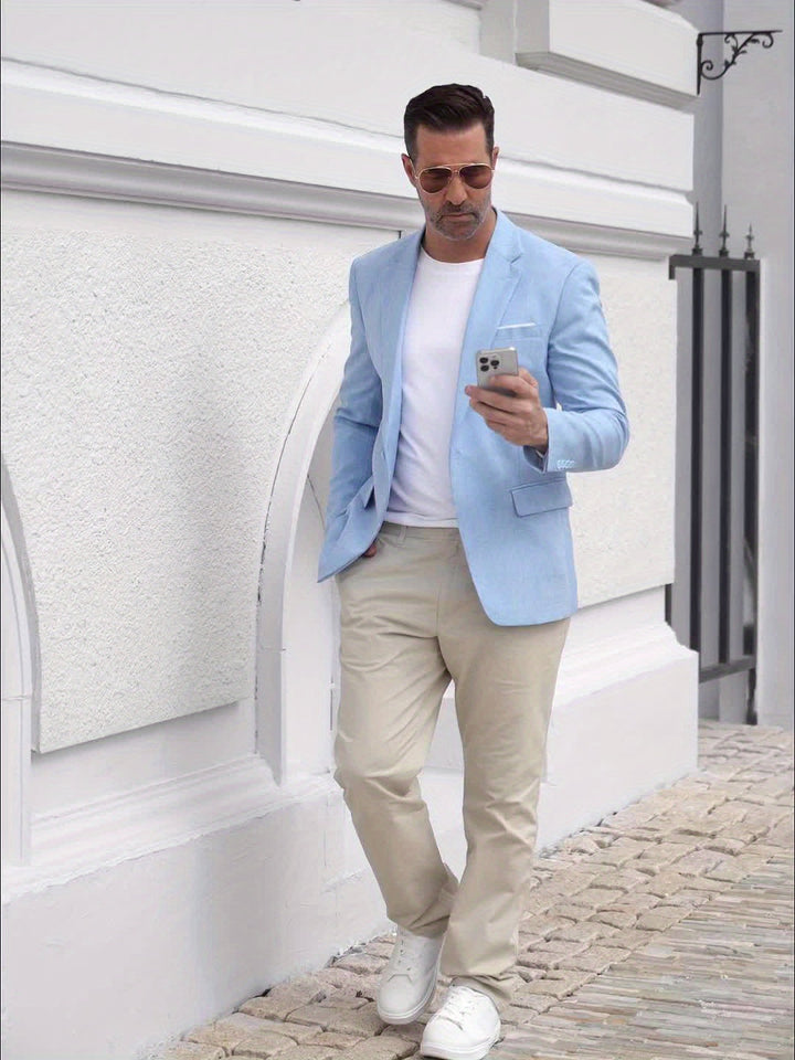 Elegancka odzież męska casualowa marynarka
