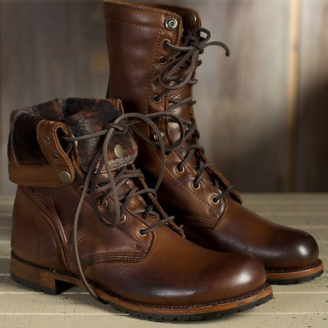 Ciemnobrązowe damskie buty wiązane Eloise
