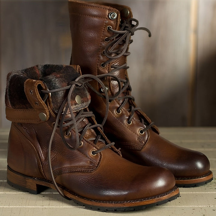 Ciemnobrązowe damskie buty wiązane Eloise