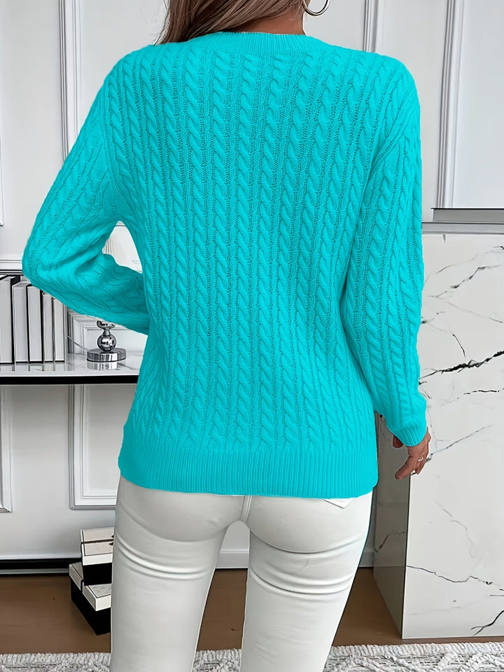 Wygodny sweter damski casual na co dzień i spotkania