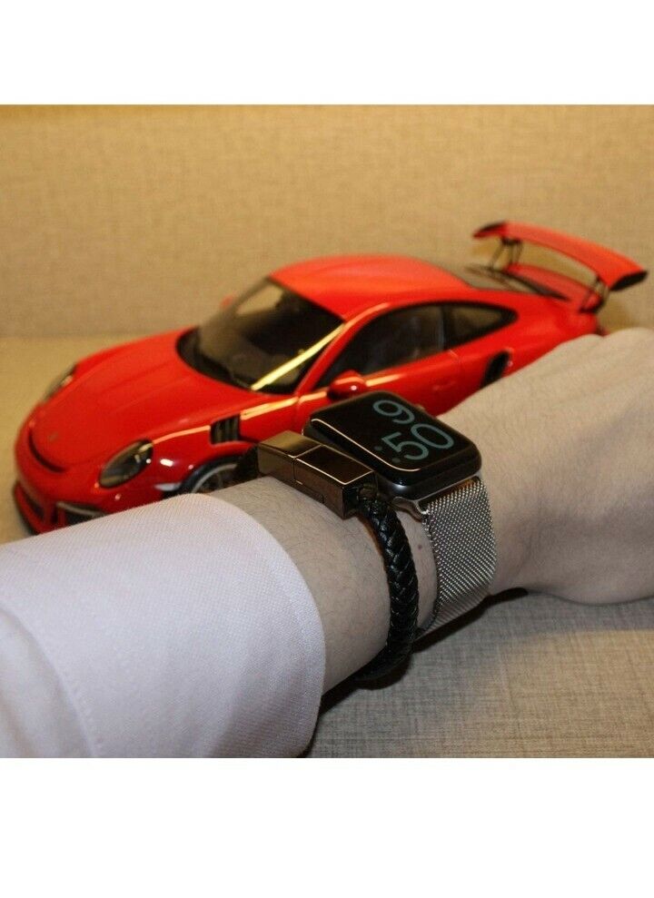 Unisex bransoletka z kablem USB do ładowania w eleganckim wydaniu