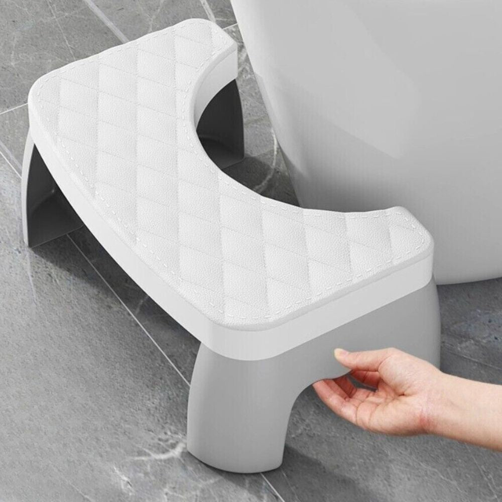 Anatomiczny stołek toaletowy poprawiający ergonomię i komfort w łazience