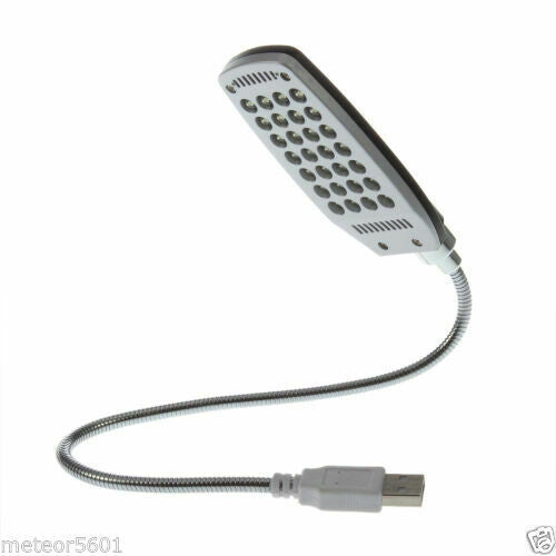 Przenośna lampa USB do laptopa z giętkim ramieniem i 28 diodami LED