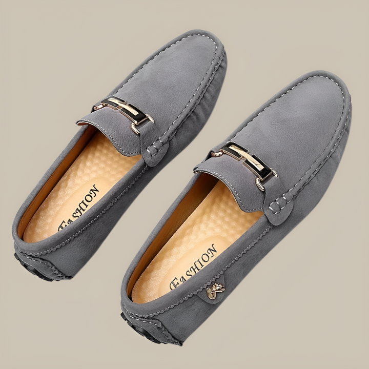 Stylowe męskie mokasyny, czarne buty do eleganckich stylizacji