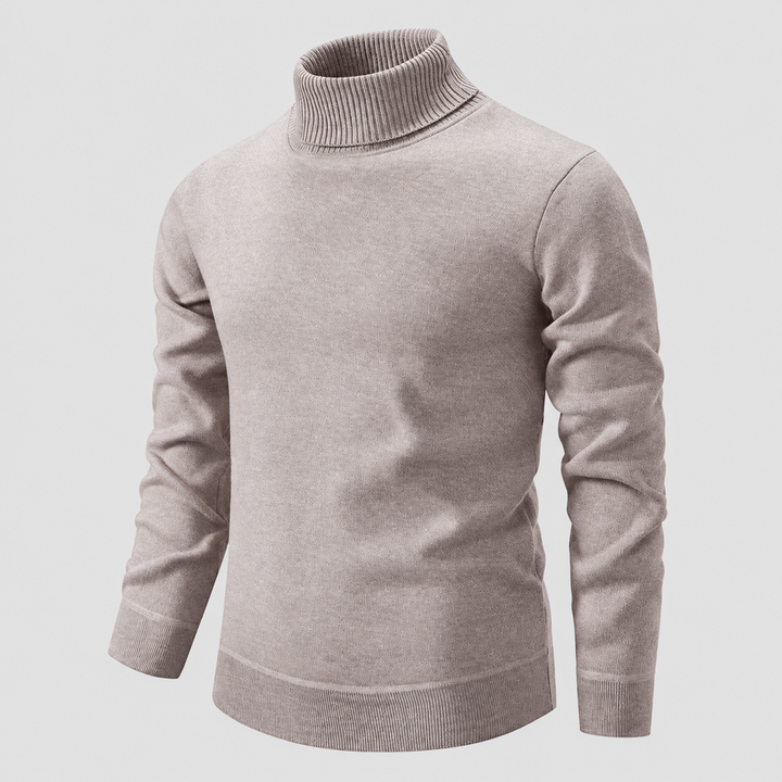 Modny męski sweter z miękkiej dzianiny w stylu codziennym
