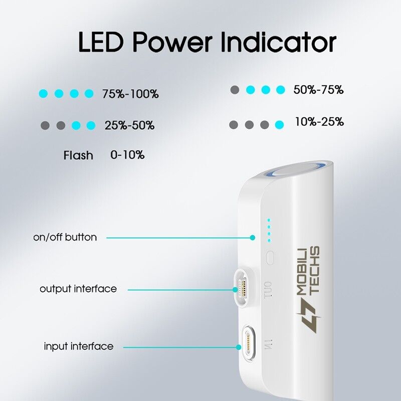 Eleganckie akcesoria do telefonu w tym czarny magnetyczny power bank w opakowaniu