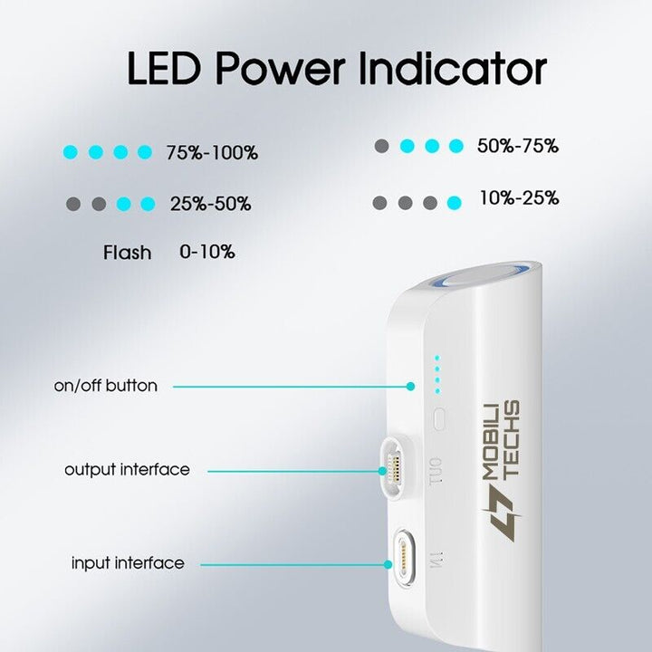 Eleganckie akcesoria do telefonu w tym czarny magnetyczny power bank w opakowaniu