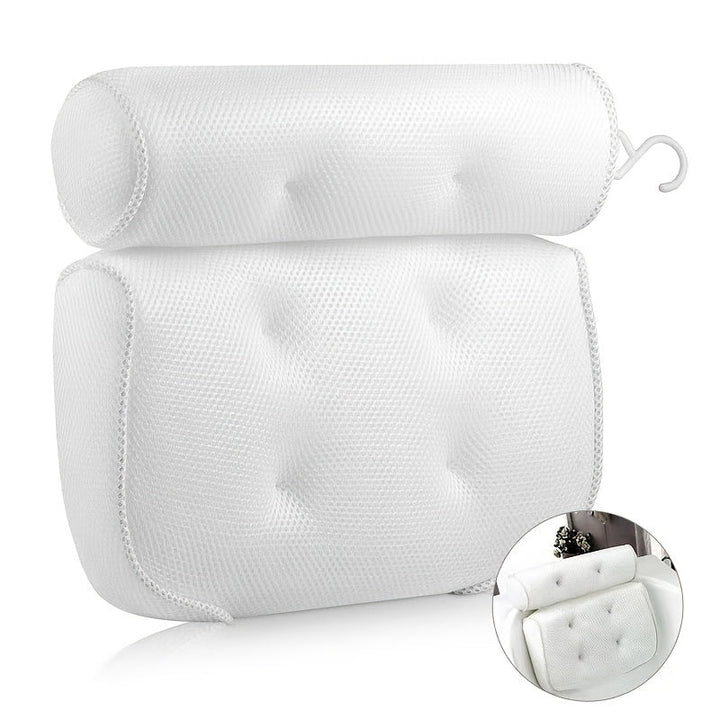 Akcesoria łazienkowe - poduszka kąpielowa zapewniająca relaks w kąpieli