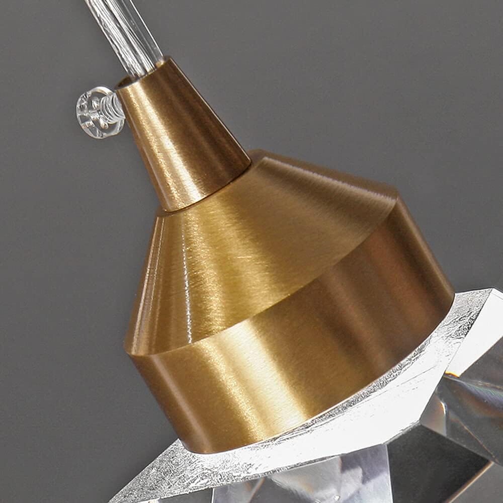 Ekskluzywna lampa kryształowa wisząca, luksusowe oświetlenie wnętrz