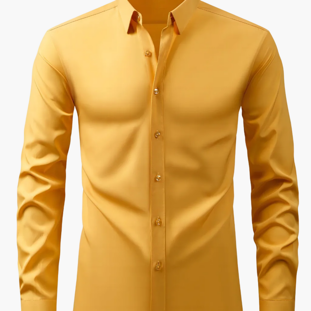 Wygodna koszula do biura slim fit z wysokiej jakości oddychającej tkaniny