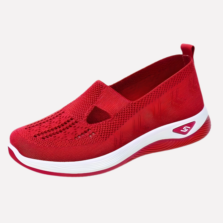 Stylowe buty codzienne damskie w ujęciu pod kątem, kolorowy design