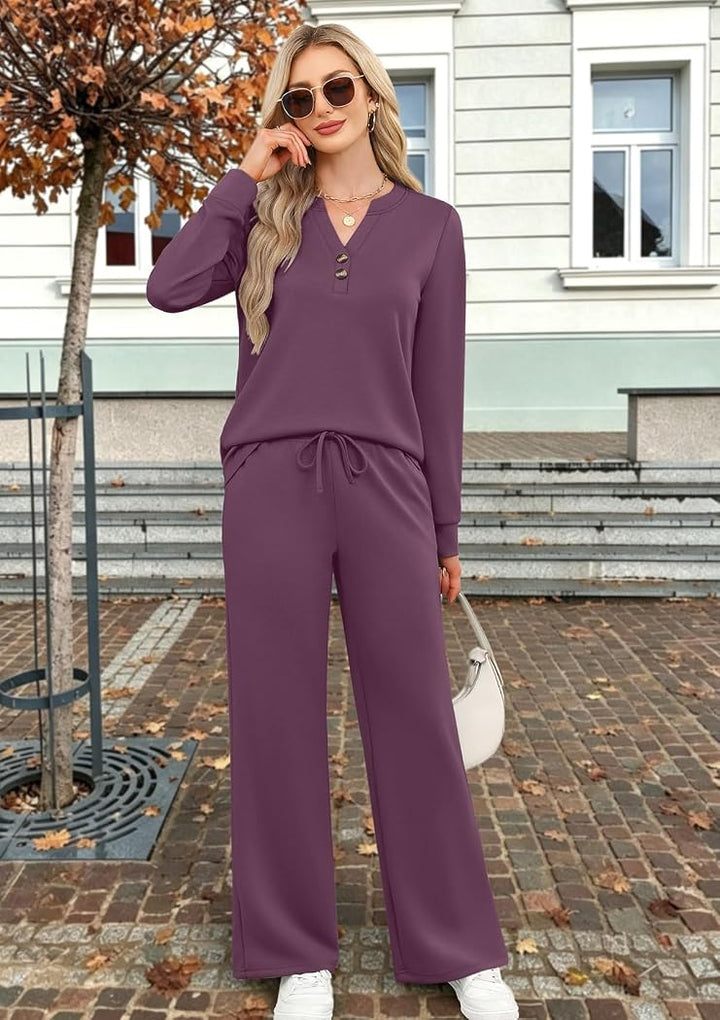 Modna odzież casualowa, komplet damski dwuczęściowy