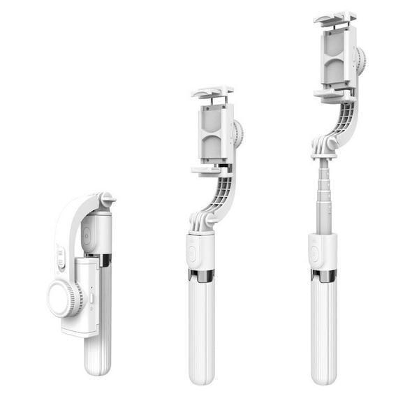 Zestaw ze stabilizatorem 3D do smartfona i pilotem w eleganckim pudełku