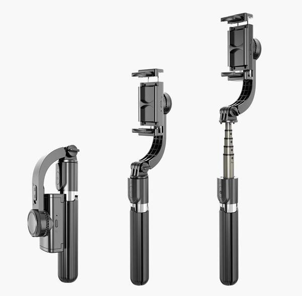 Stabilizator do telefonu trzymany w dłoni podczas kręcenia materiału wideo