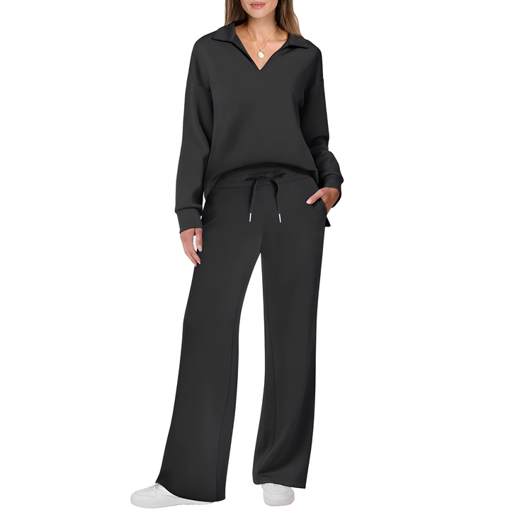 Zestaw loungewear damski, luźna piżama zapewniająca komfort snu