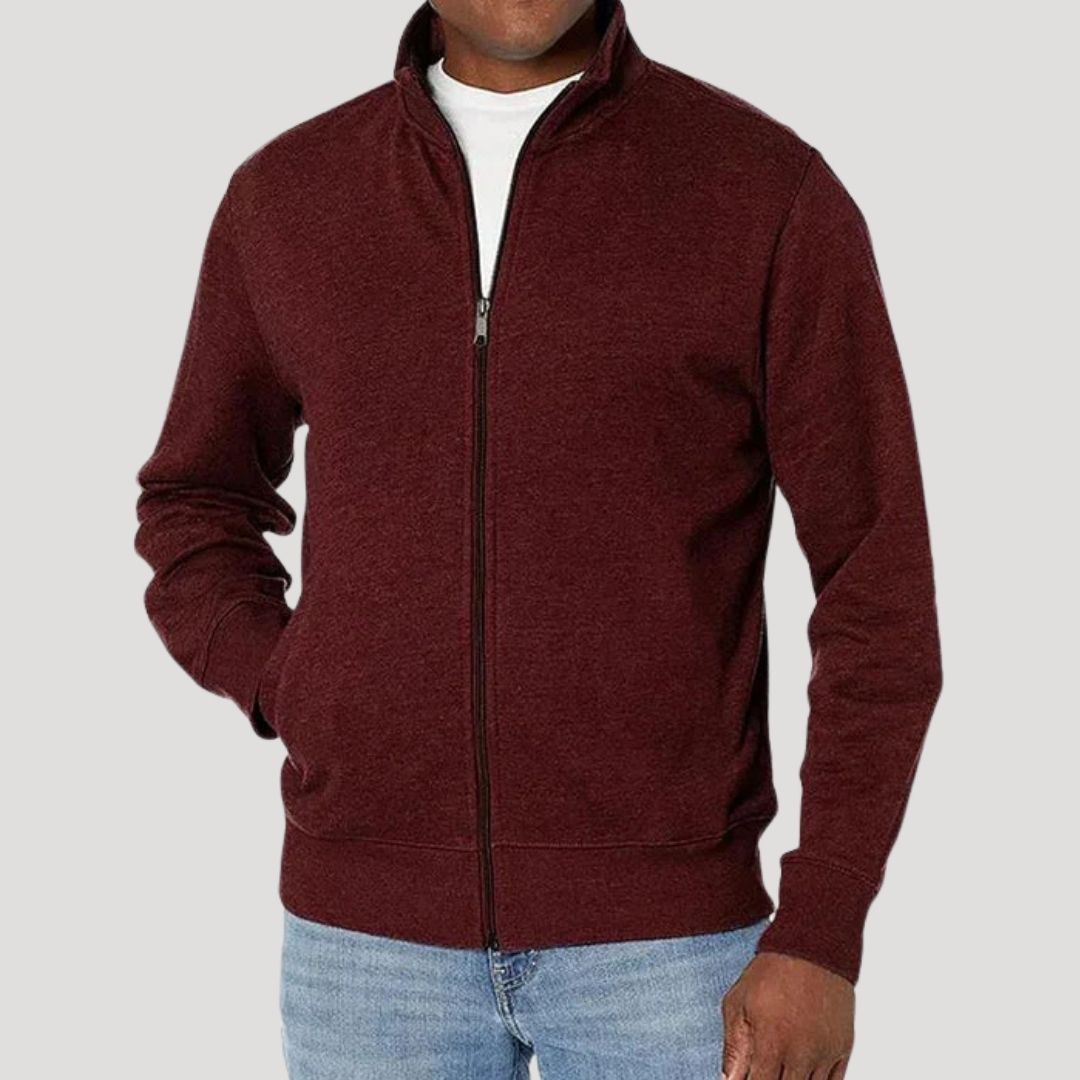 Stylowa kurtka wiosenna slim fit w zbliżeniu na materiał
