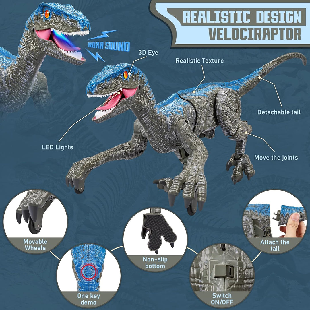 Szczegółowa budowa i funkcje zdalnie sterowanego dinozaura