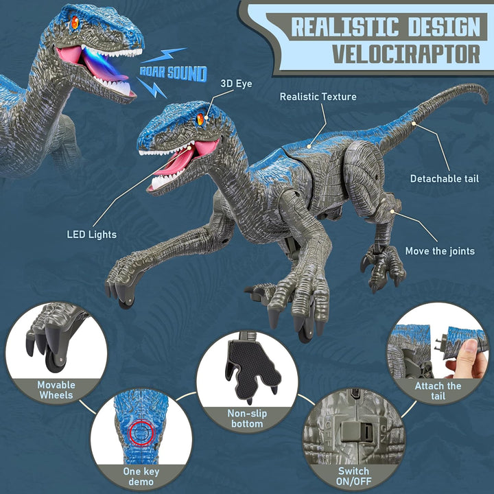 Szczegółowa budowa i funkcje zdalnie sterowanego dinozaura