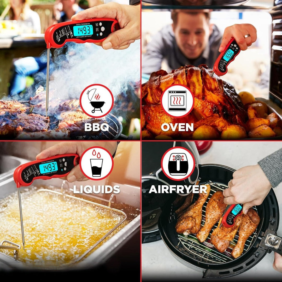 Termometr używany podczas grillowania, pieczenia i smażenia