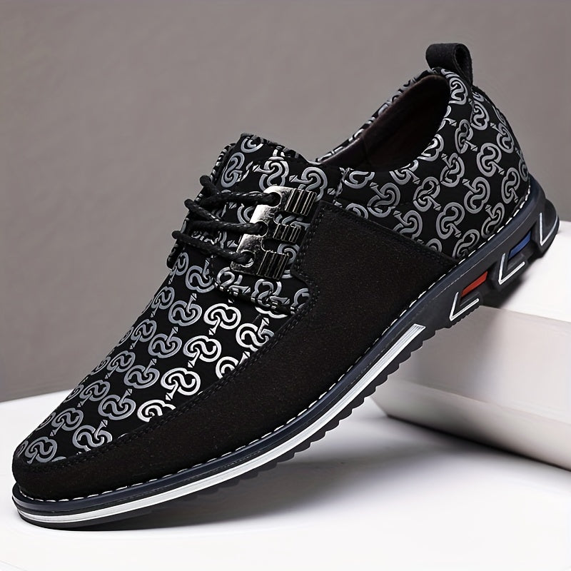 Eleganckie buty męskie Emerson od tyłu, skórzane wygodne buty
