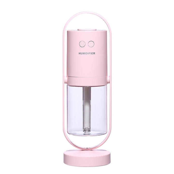 Stylowy nawilżacz powietrza z funkcją aromaterapii i lampki LED
