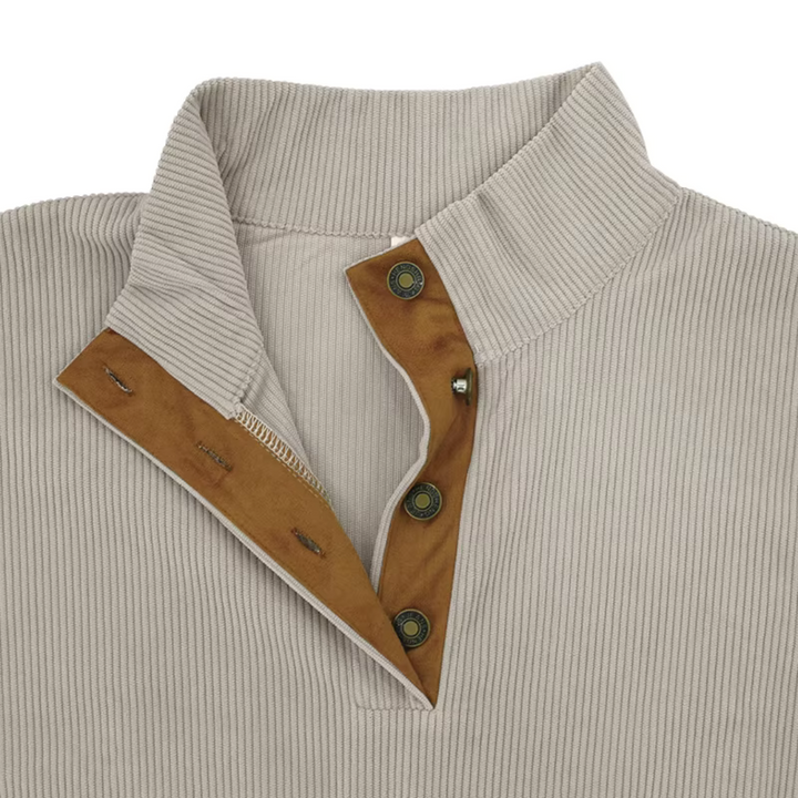Codzienny sweter męski ze stójką, ostatnie ujęcie stylizacji