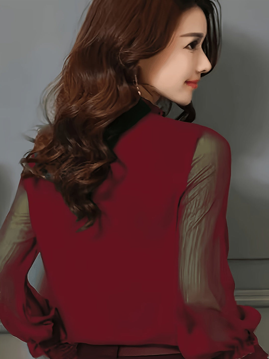 Modna bluzka damska Rowena w stylizacji wizytowej