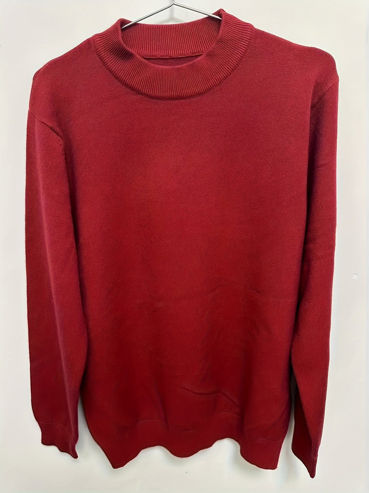 Męski elegancki sweter w wersji codzienne, widok od tyłu