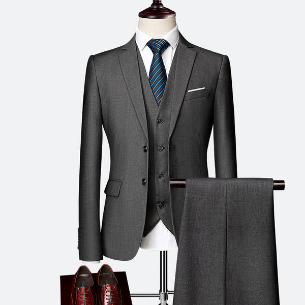 Garnitur slim fit, tekstura i splot wysokiej jakości tkaniny