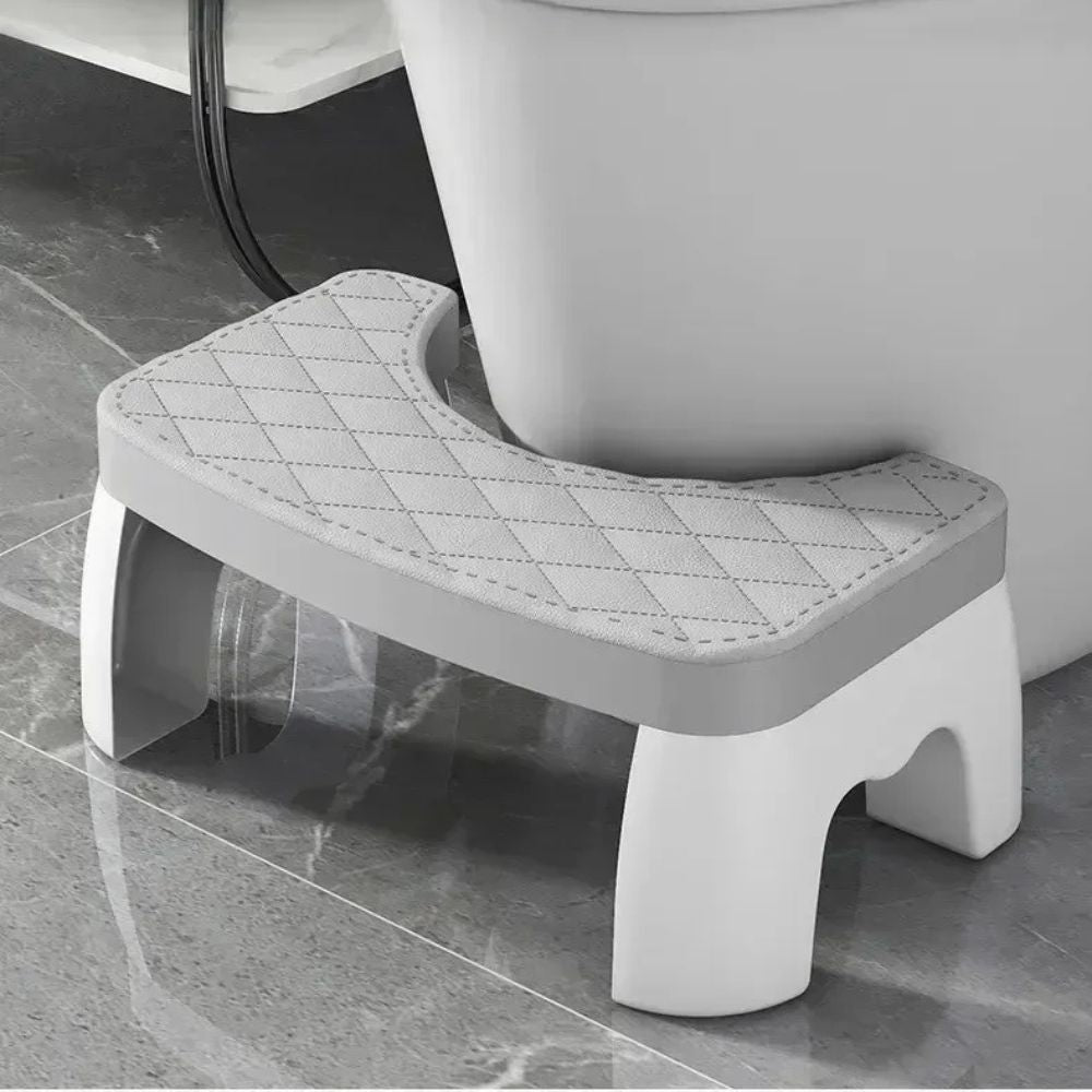 Ergonomiczny stołek do toalety ułatwiający wypróżnianie i zdrową pozycję squat