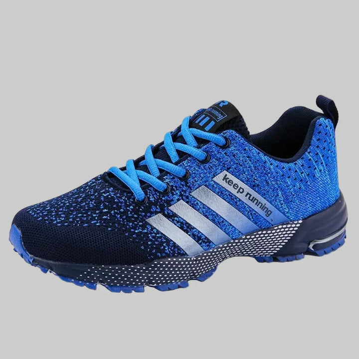 Buty sportowe męskie widoczne od góry