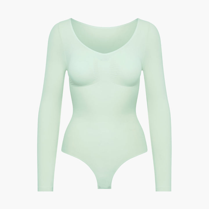 Eleganckie body damskie z długim rękawem do codziennych i oficjalnych stylizacji