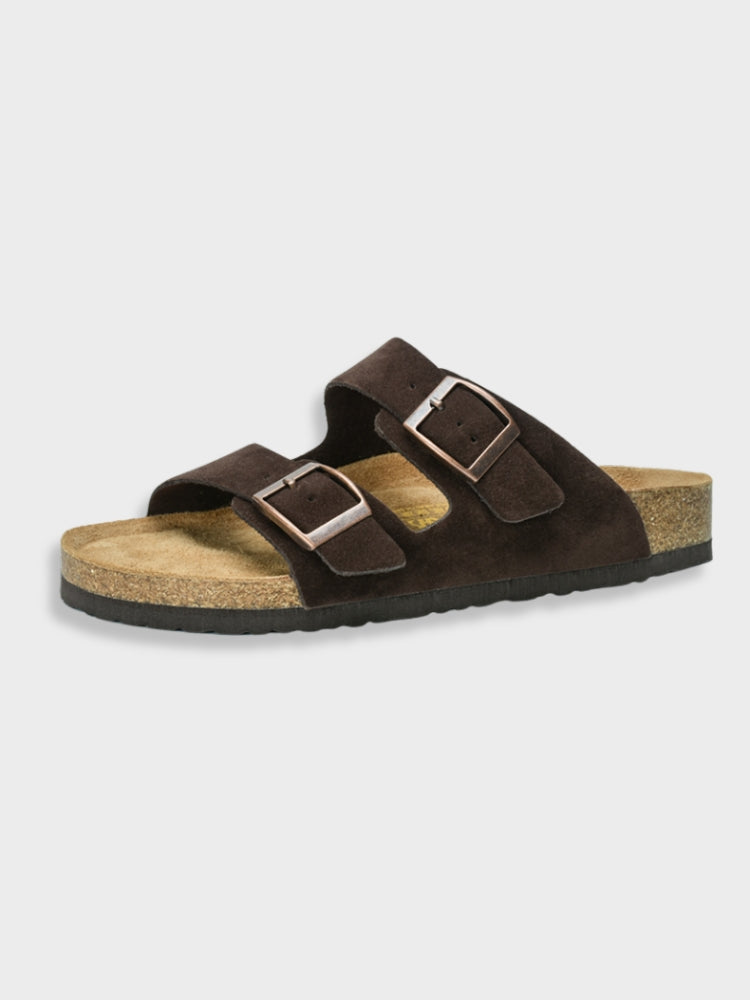 Wygodne damskie klapki z klamrami na lato, buty wsuwane